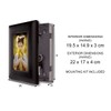 Master Lock Hidden Safe (Picture Frame, 5 Key Hooks), Black,