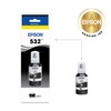 EPSON 532 EcoTank Ink Ultra-high Capacity Bottle Black (T532120-S) Works