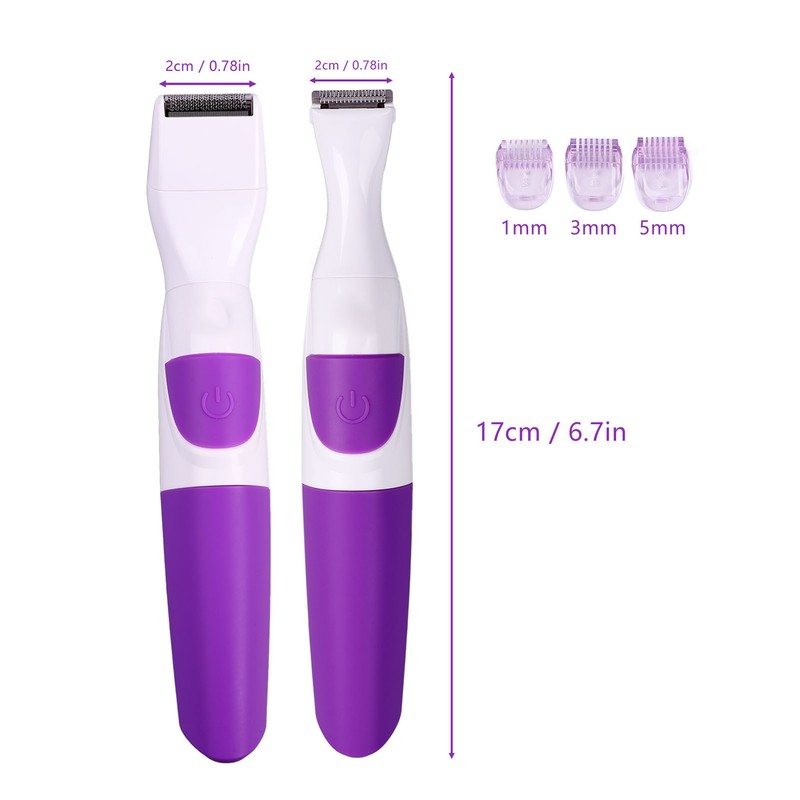 2 in 1 Women Epilator Hair Removal Wet Dry Electric