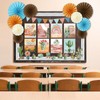 Pajean 62 Pcs Boho Desert Classroom Bulletin Board Decorations with