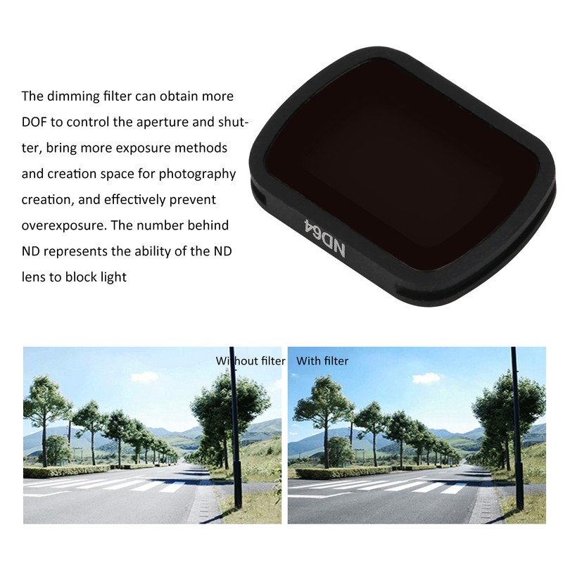 Camera Lens ND Dimming Protection Filter Accessory for OSMO POCKET/POCKET2