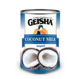 GEISHA Coconut Milk 13.5 FL OZ. (Pack of 12), Original Coconut milk | No Trans Fat － No Sugar Added － Gluten Free－Dairy Alternative Coffee Creamer－Made in Thailand