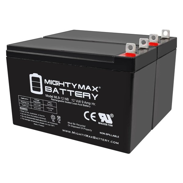 Mighty Max Battery 12V 9AH NB SLA Replacement Battery Compatible