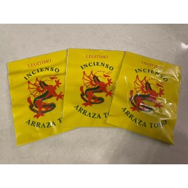 3 Pack - Incienso Arrasa Todo -Incense- Sahumerio -1/2 oz.
