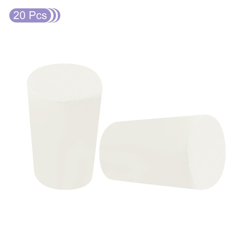 sourcing map Rubber Tapered Plug 13mm to 17mm Solid Test