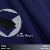 NICETOWN Blackout Curtains for Bedroom, Star Cutout Theme Window Treatments,