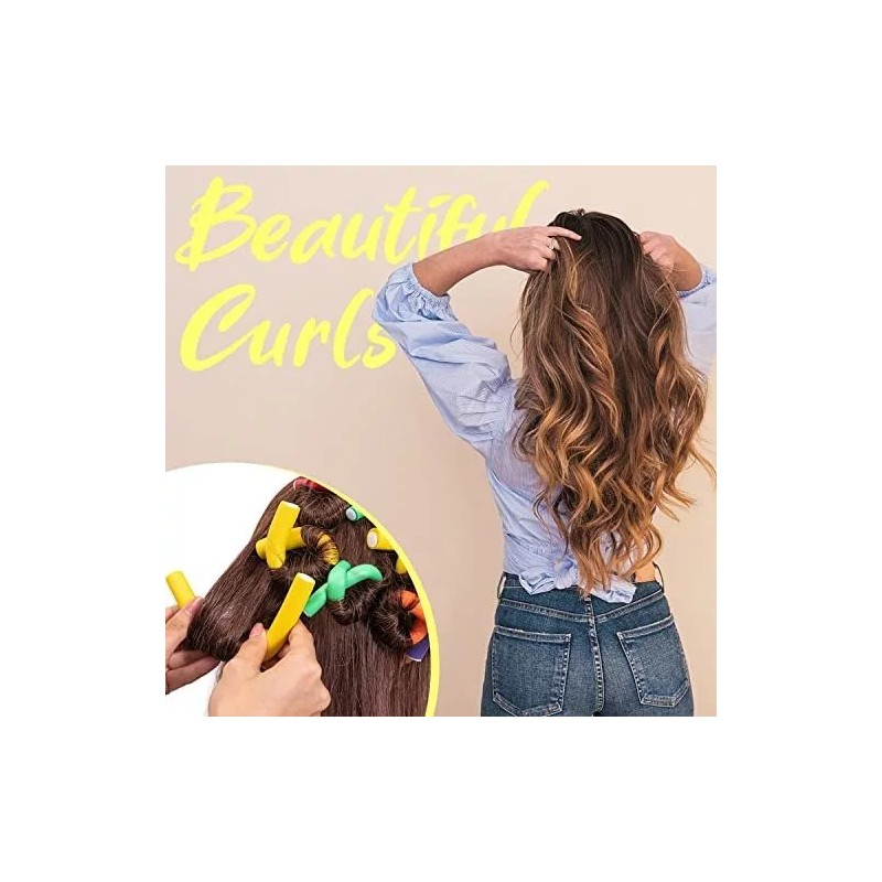 xnicx Rizadores De Pelo Xnicx De 7 Pulgadas, Varillas Flexibles,