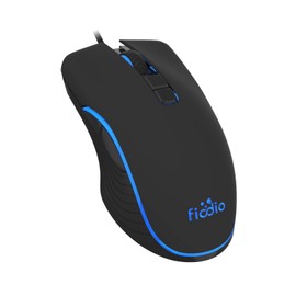 Fiodio Ratón para Juegos con Cable, 4 Modos de retroiluminación LED RGB, ratón para Videojuegos, cómodo y ergonómico para PC portátil o Gamer Mouse para Windows 7/8.1/10