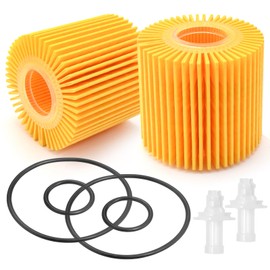 UOIENRT 2 Pcs 0415231090 Oil Filter, Replacement for Lexus RX350 ES350 IS250 ES300H 2007-2022, Toyota Avalon Camry 2005-2022, Replaces CH9972 0415231110