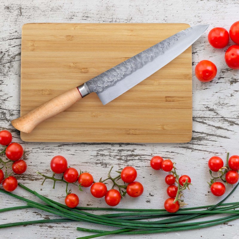 BambooMN Small Premium Bamboo Serving and Cutting Board, Charcuterie, Home