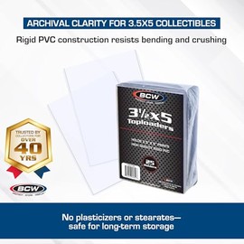 BCW 1-TLCH-3.5X5 3½X5 - Topload Holder