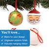 Baker Ross EX5152 Make Your Own Bauble, Ceramic Christmas Arts