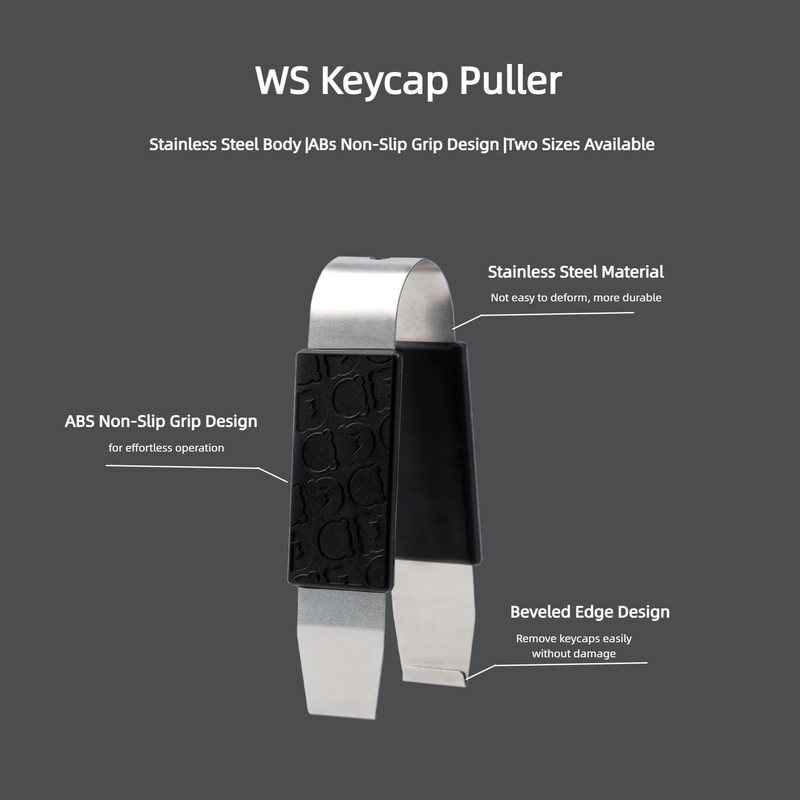 MELETRIX WS Keycap Puller, Metal Keycap Remover Key Cap Removal