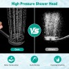 Hibbent High Pressure Shower Head with Handheld Spray Combo Rain