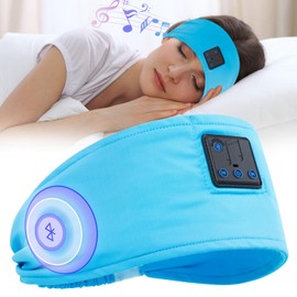 5-in-1 Sleep Headphones Bluetooth 5.4,Sports Wireless Bluetooth Headband,with Thin HD Stereo Speaker, Soft Music Headband Earphones for Men Women Teens Sleeping Workout Yoga & Travel , Washable