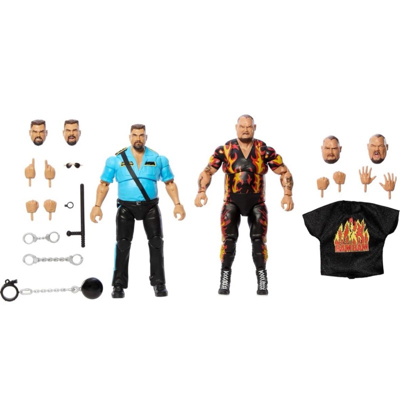 Mattel WWE Ultimate Coliseum Collection Bam Bam Bigelow & Big