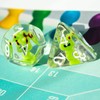 cusdie 7-Die DND Dice, Polyhedral Dice Set Filled with Animal,