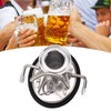 Pyhodi Stainless Steel 1.5in 3 Clamp Corny Keg Lid, Carbonation