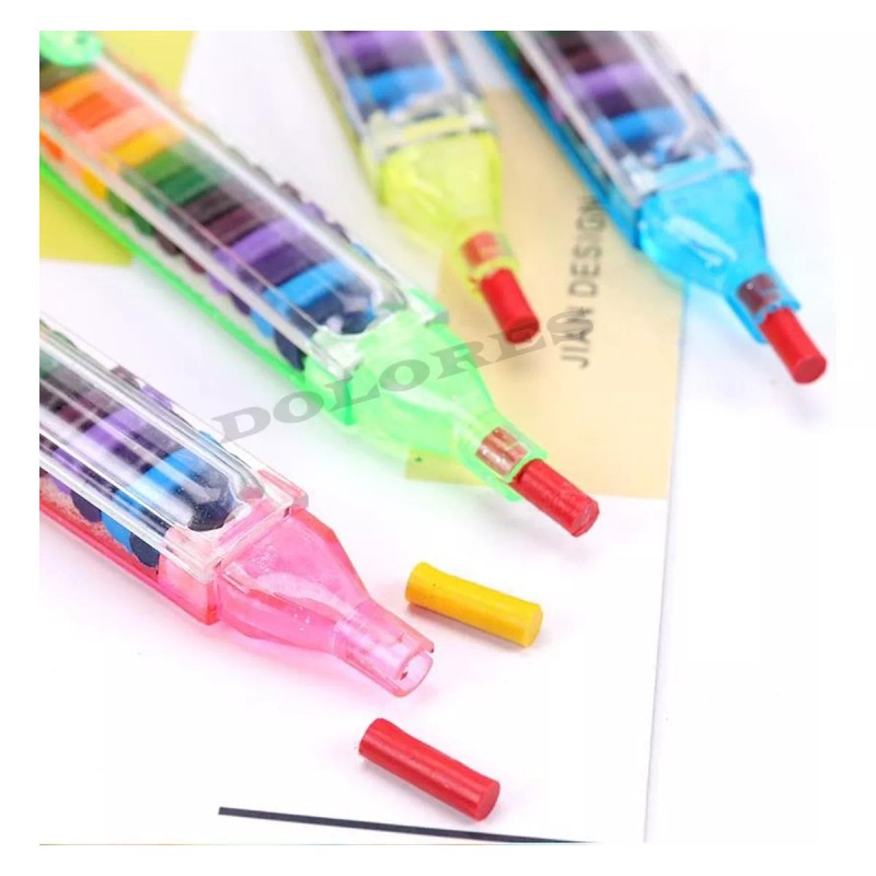 Dolores Crayones Bebés Niños Acuarelables Pastel Óleo 20 Colors 4pcs