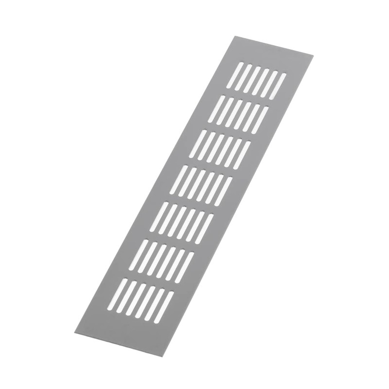 60x300mm Air Vent Cover - Aluminium Ventilation Grille - Silver