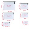 Oaimyy-24PCS-8 x 10" inches-Mesh Zipper Pouch, Plastic Zip File Folders