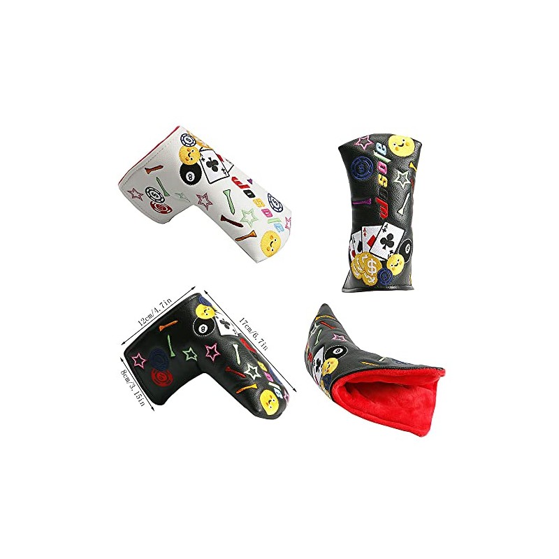 Golf Headcover Putter Cover Fits Scotty Cameron Odyssey Magnetic Closure