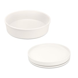 Pantry Organizers and Storage, 1 Set of 9.1 Inch Lazy Susan Organizer and 10 Inch Kitchen Organizers and Storage, Stackable Kitchen Pantry Organizers and Storage for Spice Cans Vegetable