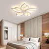 JAYMP Flower Shaped Ceiling Light Dimmable Modern Ceiling Lamp Remote