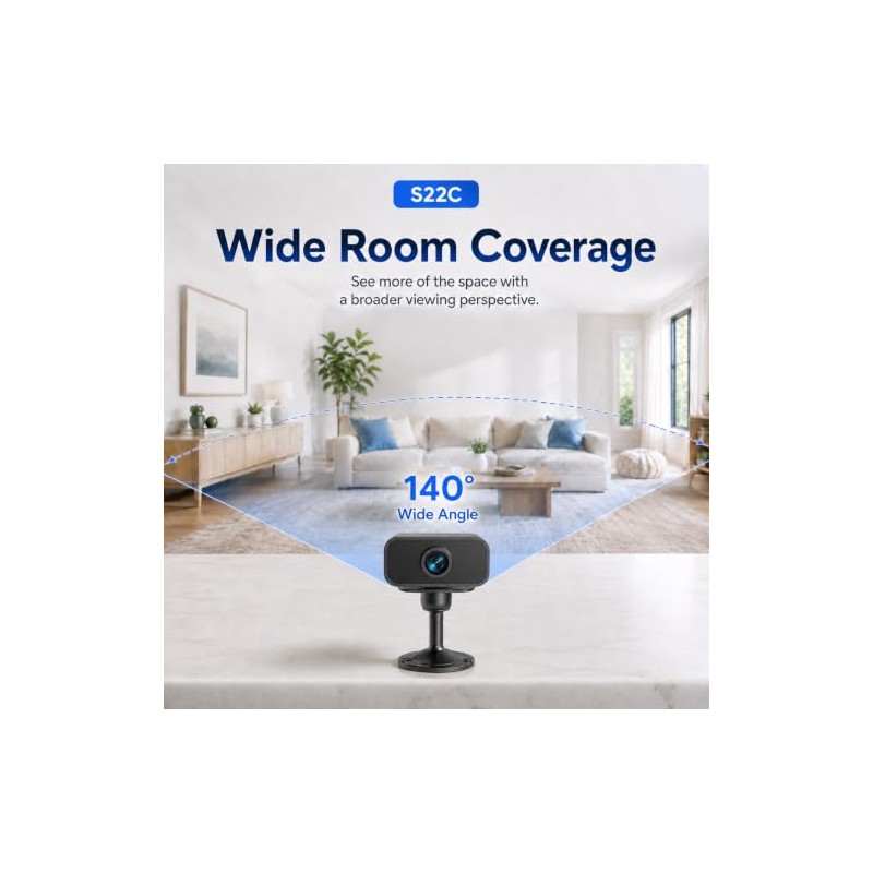 Mini cámara de seguridad, 1080P HD WiFi pequeña cámara oculta