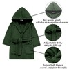 V.&GRIN Boys Fleece Robe, Hooded Plush Soft Fuzzy Bathrobe for