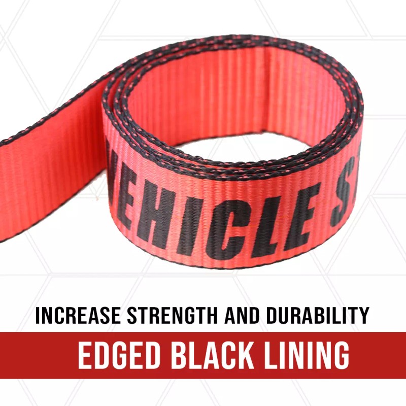 Boxer Tool V Bridle Tow Straps 2" x 6' Snap