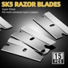 DIYSELF 1 Pack Razor Blade Scraper with 15 Extra Blades,