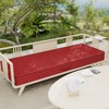AOFEITE Outdoor Olefin Water-Resistant Bench Cushion, Weather and Fade Resistant