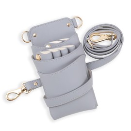 DEEDS Scissor Case Professional Manufacturer in Japan Siena No. 396 Pale Blue, 4-6 Pieces, Scissor Case, Hairdresser, Trimmer