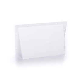 Rytons Building Products ABC6WH Light and Draught Reducing Airbrick Cowl Hood Cover, White