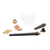 Welding Torch Accessories Kit Glass Cup Nozzle Brass Consumables for
