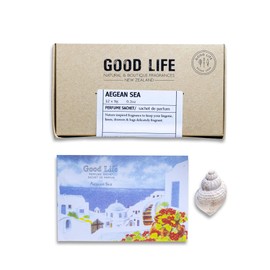 Good Life Aegean Sea Scented Sachets | Designed in New Zealand | 12 Sachets