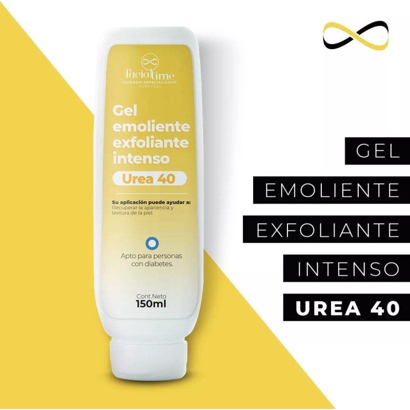 Facial Time Urea 40 Gel Kit 4 Pzas Humecta Piel