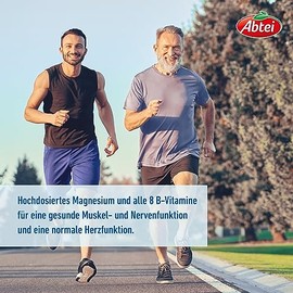 Abtei Magnesium 500 Plus Extra Vital Depot - High Dose Magnesium Tablets - For Muscles, Nerves, Heart - 500 mg Magnesium - Lactose Free, Gluten Free, Vegan - Storage Pack, 126 Tablets