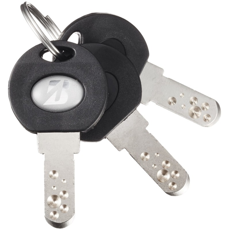 Bridgestone CL-MR A515179BL Bicycle Key Circlock Ring Lock Anti-Theft Security