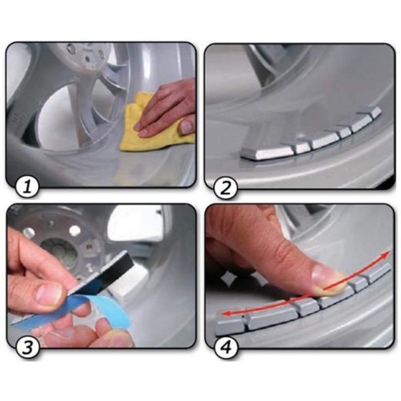 Iron Thin 120g Stick Wheel Balancer Balance Weight Tape Weight