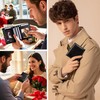 Teskyer Leather Wallets for Men, RFID Blocking Wallet/Credit Card Holder