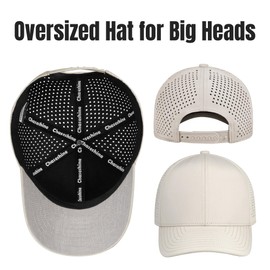 XL XXL Hats for Men Big Head,Large Snapback Oversized Baseball Cap Trucker Golf Hat, 10.pearl, X-Large