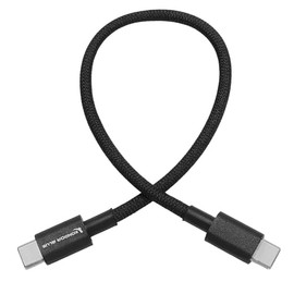 KONDOR BLUE | 10" USB C Cable for DJI Lidar Focus | Ensures Reliable Communication | Designed for The DJI LiDAR Focus System | Raven Black