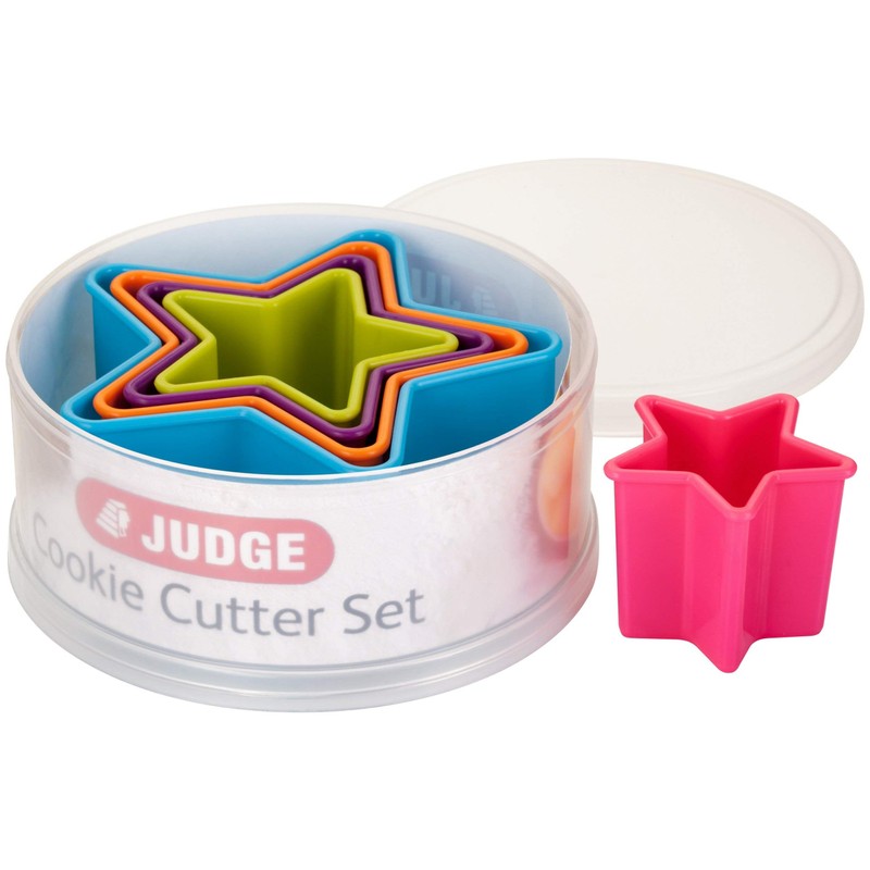 judge kitchen 5 piece star cutters