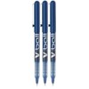 Pilot V Ball 7 Blue Fine Rollerball Pen Pens Metal
