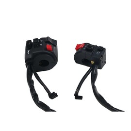 Motorcycle Switch, Box, Handle Switch, Left & Right Set, Universal Use, Yamaha Kawasaki Ninja ZRX ZX-9R, GPZ Z1, Z2, 250TR XJR1200, FZR250, TZR250, SDR, External Products, Ball Holder, Fuel Cap,