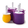ZOKU Round Pop Molds - 4 Silicone Popsicle Molds with
