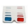 Castaic Red and cyan anaglyph 3D paper glasses with a
