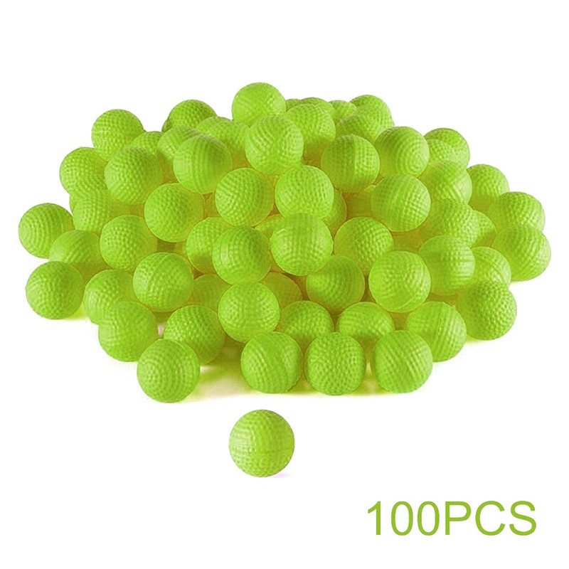 100Pcs 2.3cm Rounds Foam Ammo Refill Replace Balls Pack Children